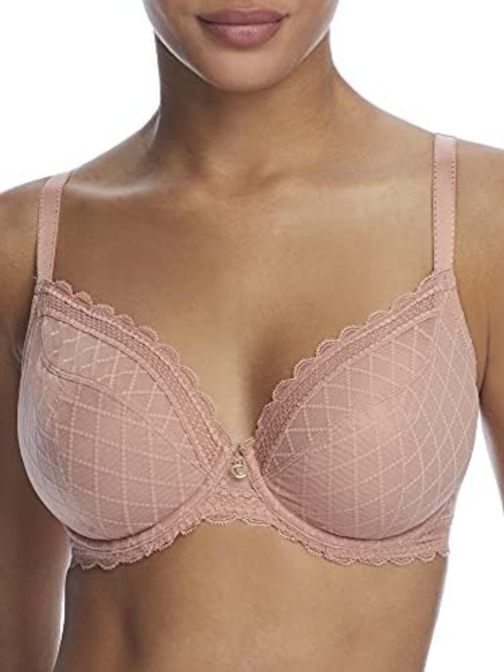 Chantelle C18K10 Mauve "Modern C Chic" Unlined Underwire Bra 30DD